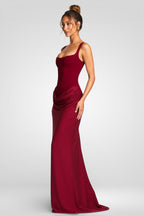 Cornelia Maxi Dress - Burgundy