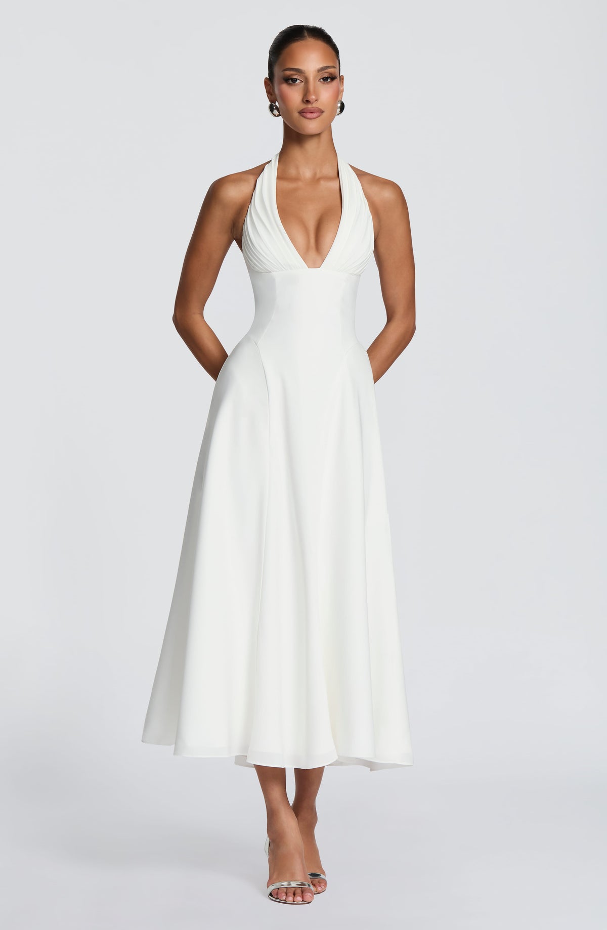 Hayden Midi Dress - Ivory