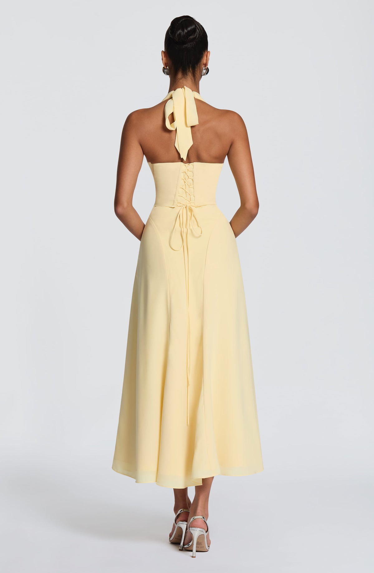 Hayden Midi Dress - Lemon