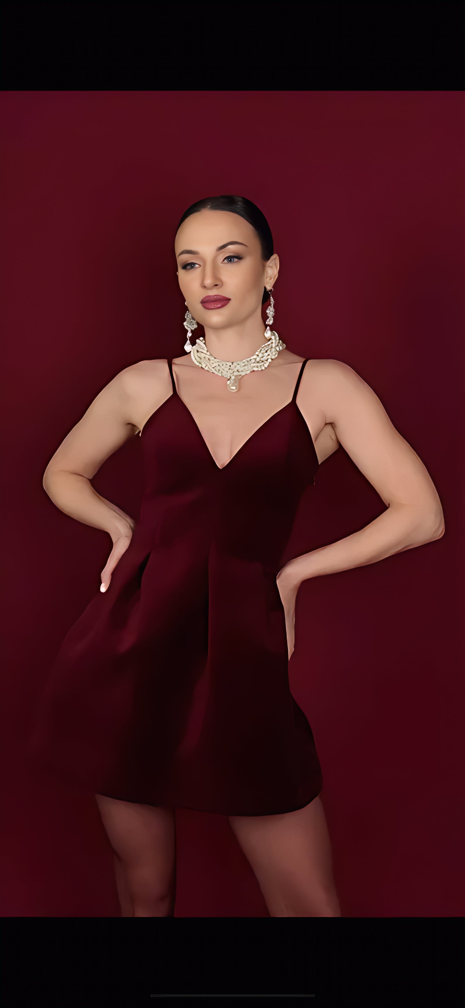 VelvetCrush Mini Dress – Luxe Fit with Spaghetti Straps