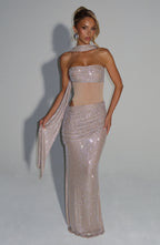 Kailani Maxi Dress - Nude