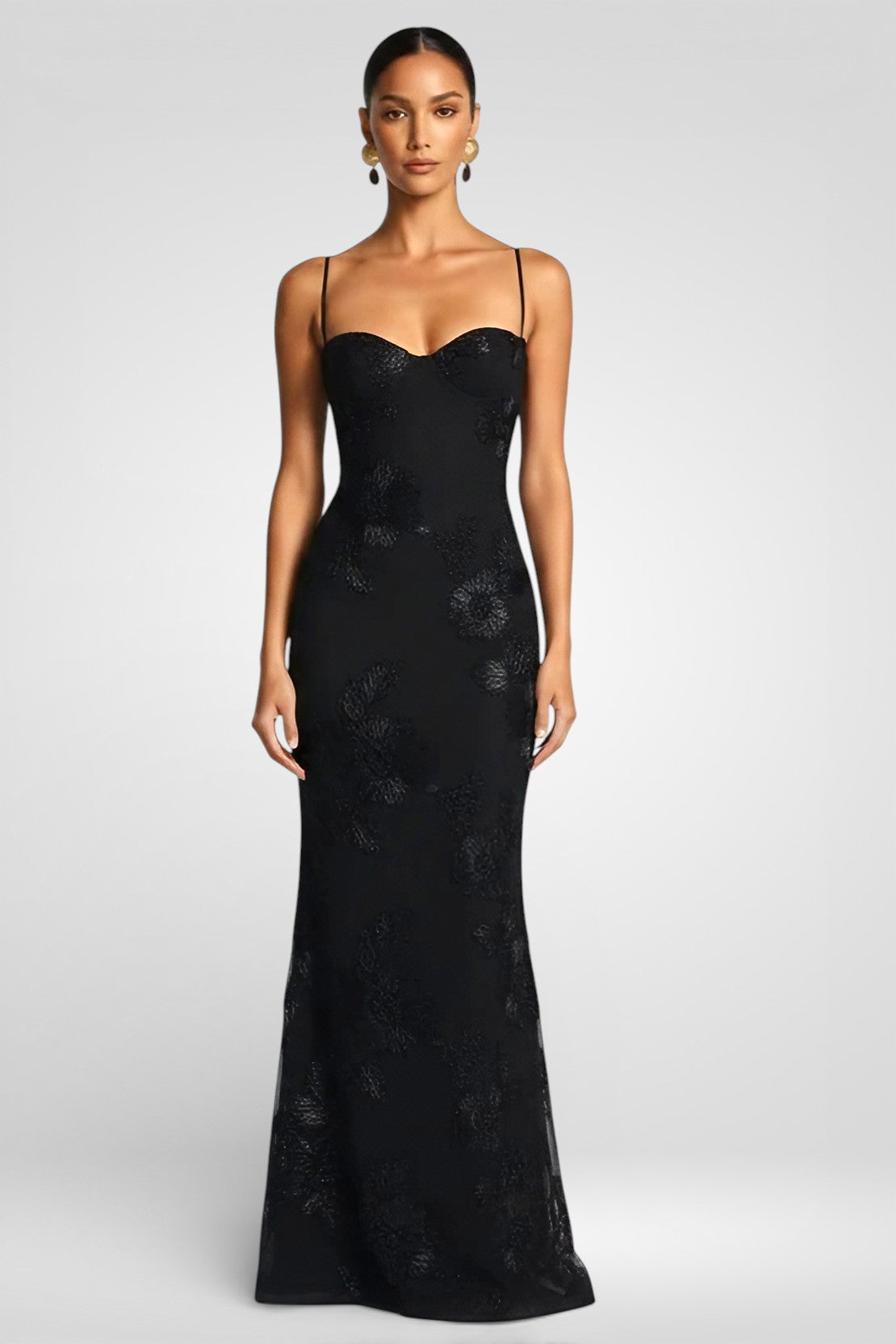 Spaghetti Strap Print Maxi Dress