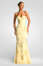 Spaghetti Strap Print Maxi Dress