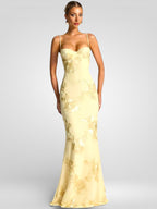 Spaghetti Strap Print Maxi Dress