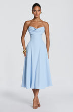 Marlowe Midi Dress - Glacier Blue