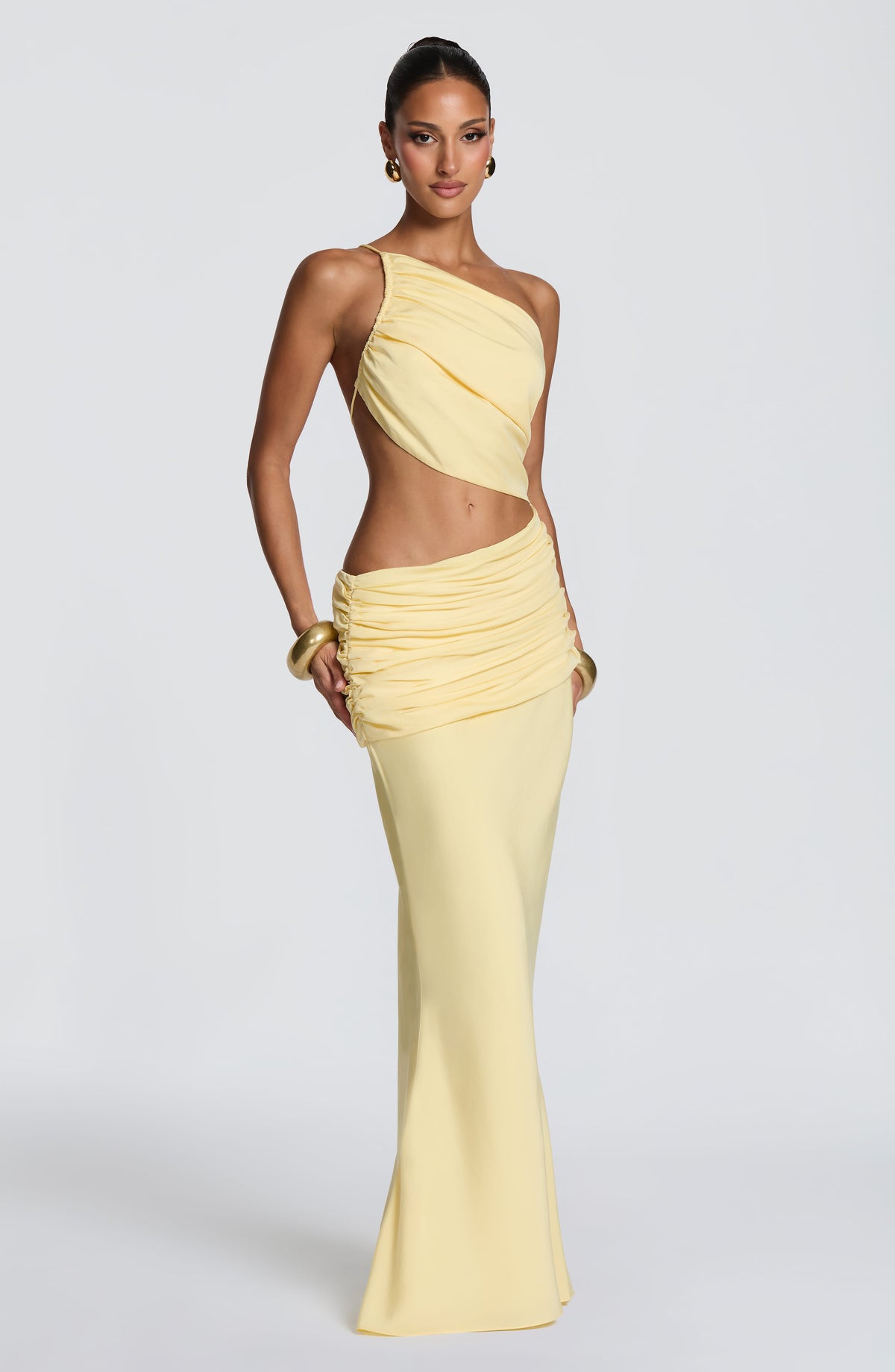 Meadow Maxi Dress - Lemon