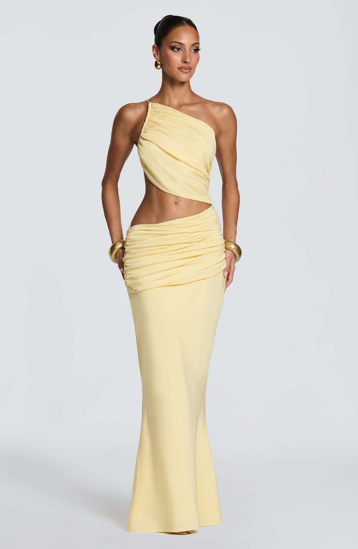 Meadow Maxi Dress - Lemon