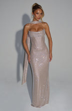 Mirabella Maxi Dress - Nude