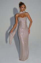 Mirabella Maxi Dress - Nude