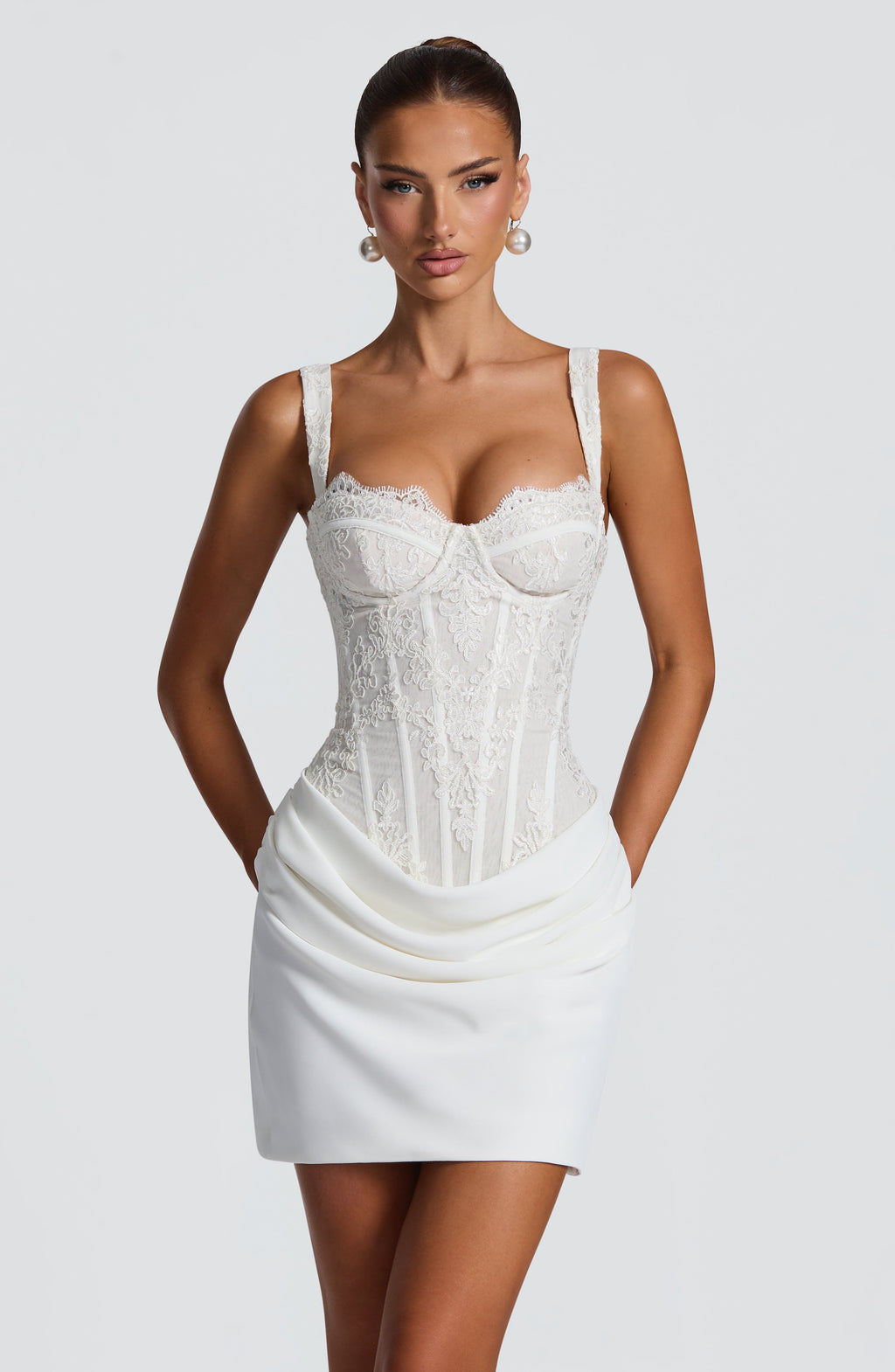 Nerina Mini Dress - White