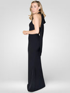 Elegantes rückenfreies Maxikleid mit Neckholder 