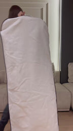 Double-Breasted Belted Long Overcoat