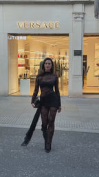 Lace See-Through Ruched Jumpsuit