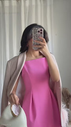 Elegant Square Neck Sleeveless Mini Dress – Elegant Backless Style