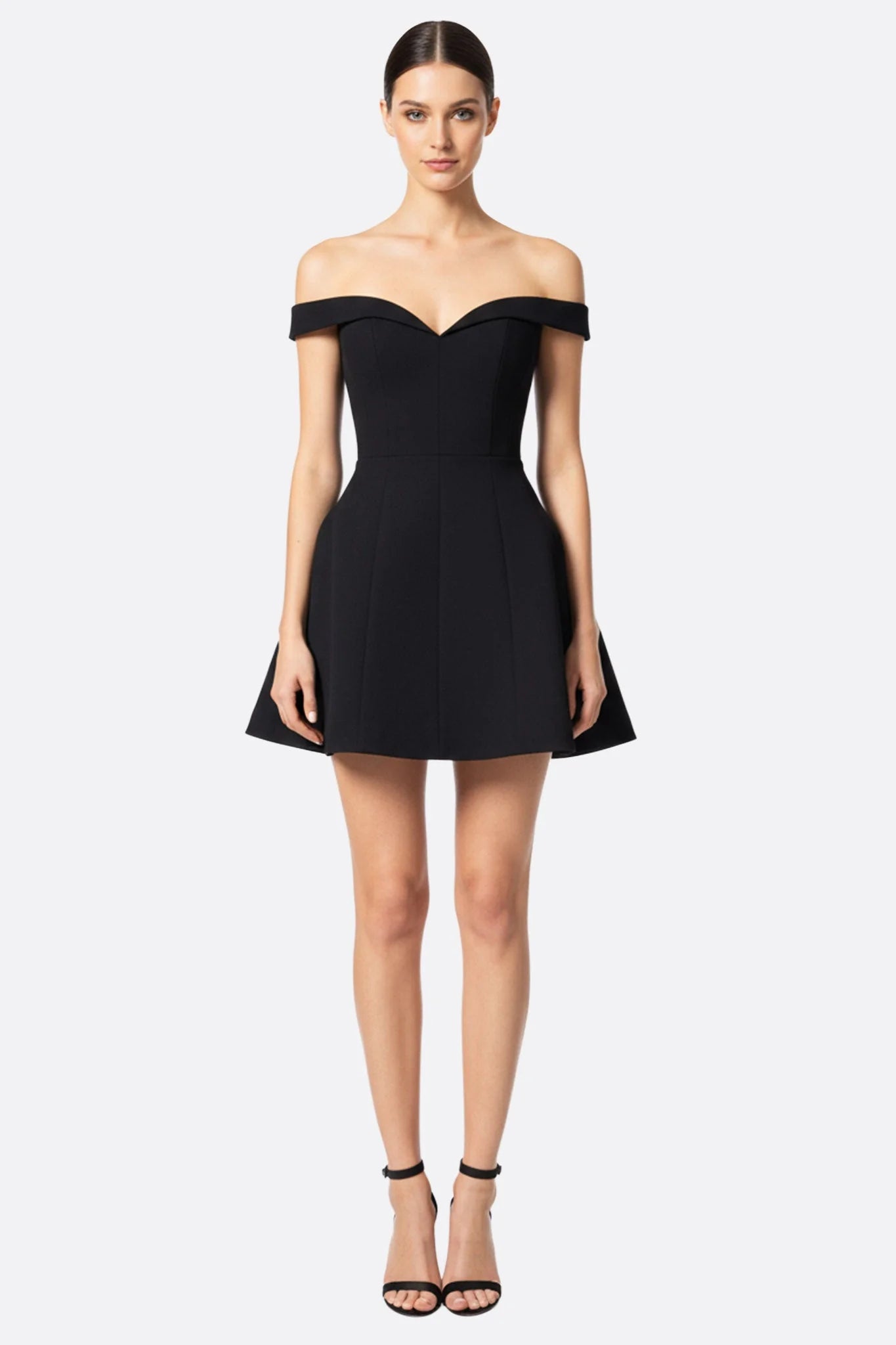 Off-Shoulder Minikleid – Slim Fit Rückenfreier Club Style