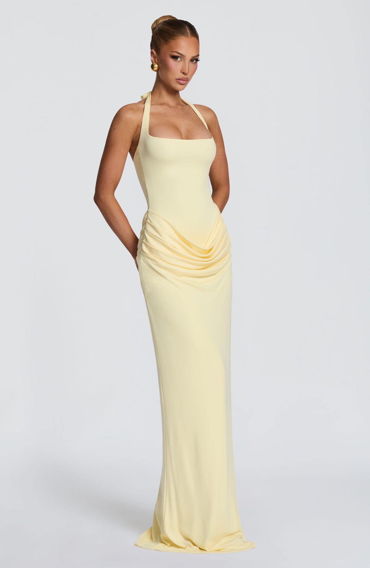 Sharona Maxi Dress - Lemon