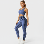 High-Waist Seamless Tie-Dye Leggings