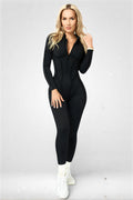 Padded Backless Yoga Jumpsuit