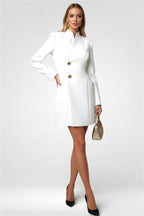 Elegantní minišaty s stahujícím pasem