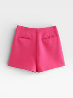 Vintage kraťasy na zip se zadními kapsami