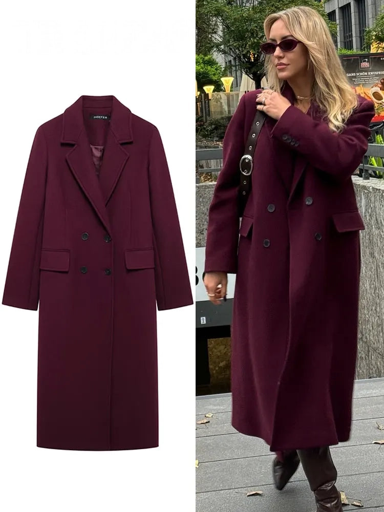 Manteau en laine City Luxe – Quand l'élégance rencontre la chaleur